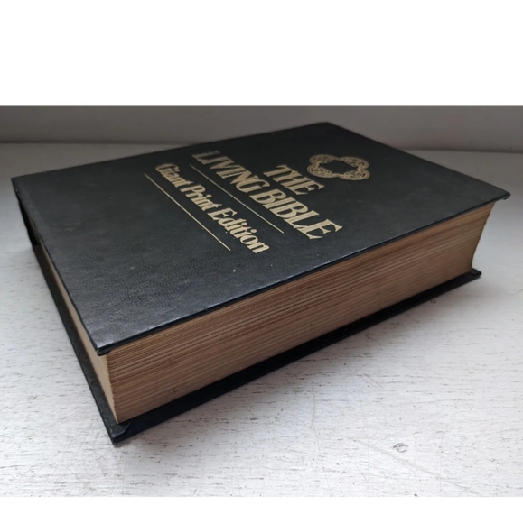 The Living Bible Giant Print Edition 1984 Hardcover Vintage - Picture 6 of 10